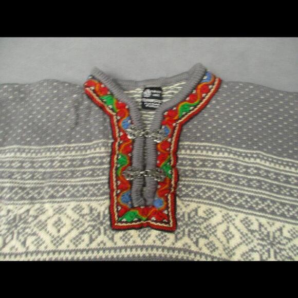 WOMENS SKJAEVELAND TELEMARK STYLE OF NORWAY PURE NEW WOOL SWEATER JUMPER SIZE*XL - Picture 2 of 9